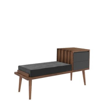 Woody Fashion Ormarić, Orah Antracit, Rino