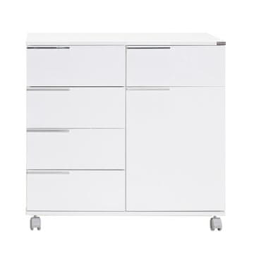 Woody Fashion Višenamjenski ormarić, Bijela boja, ADR-415-PP-1