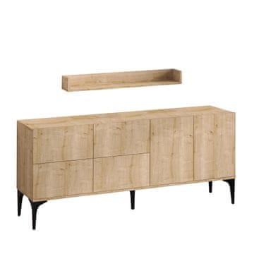 Woody Fashion Komoda STELLA, Stella - Sapphire Oak