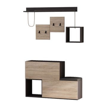 Woody Fashion Ormarić, Antracit hrast, Holdon - Anthracite, Sonomo