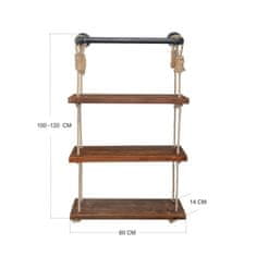 Woody Fashion Zidna polica, GAR005