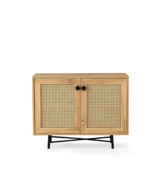 Woody Fashion Višenamjenski ormarić, hrast Crno, Tarsus