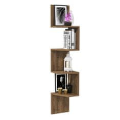 Woody Fashion Zidna polica, Desaldo - Walnut