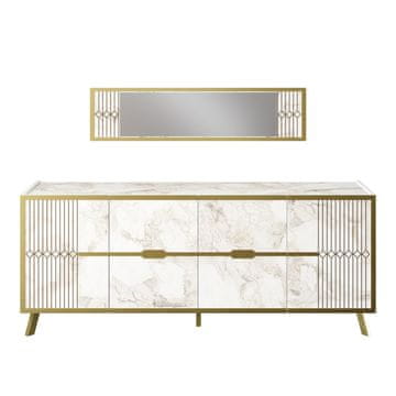 Woody Fashion Konzola, Frida - White