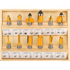 Powermat PRO 12-dijelni set rezača u kutiji od 8 mm