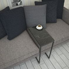Woody Fashion Bočni stol, Callen - Black Marble