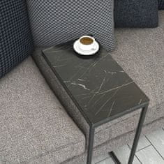 Woody Fashion Bočni stol, Callen - Black Marble