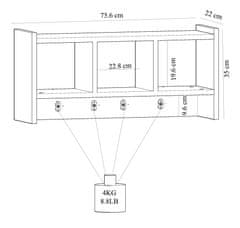 Woody Fashion Vješalica, Star - Sapphire