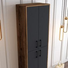 Woody Fashion Ormar za cipele, Berlin A - Walnut, Anthracite