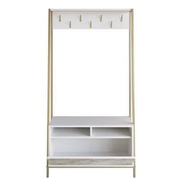 Woody Fashion Stalak za hodnik, Devin - White