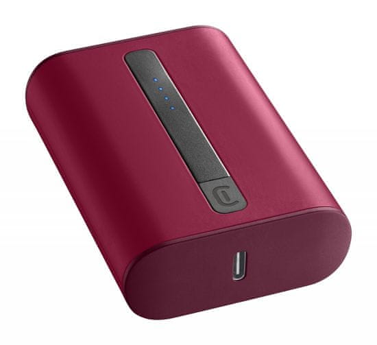 CellularLine Thunder prijenosna baterija, 10000 mAh, crvena