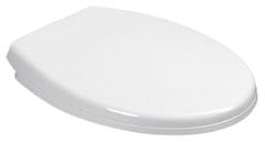 SAPHO AQUALINE Bijelo WC sjedište s polaganim zatvaranjem