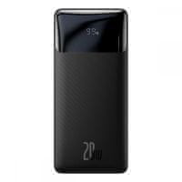 BASEUS PPDML-M01 punjiva baterija s digitalnim zaslonom, 20000 mAh, 20 W, crna