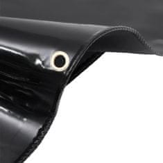 Vidaxl Cerada 650 g/m² 5 x 6 m crna