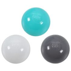 Vidaxl Dječji šator za igru s 250 loptica ružičasti 100 x 100 x 127 cm