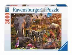 Ravensburger slagalica Afrički životinjski svijet, 3000 dijelova