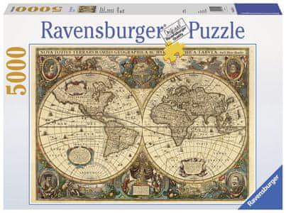 Ravensburger puzzle Povijesna karta svijeta, 5000 dijelova