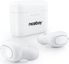 Niceboy HIVE Podsie 3 slušalice, bijele