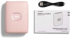 FujiFilm Instax Mini Link 2 nježno roza + torbica Link Pink set