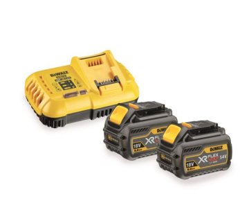 DeWalt Set od 2 baterije 54V FlexVolt Li-Ion 6.0 Ah + punjač DCB118T2-QW