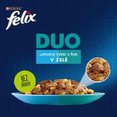 Felix Fantastic DUO izbor ribe u želeu, 48 x 85 g