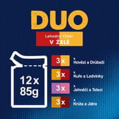 Felix Fantastic DUO izbor mesa u želeu, 72 x 85 g