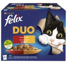 Felix Fantastic DUO izbor mesa u želeu, 72 x 85 g