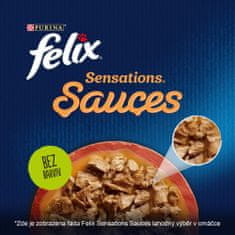 Felix Sensations Sauces sa srdelama u umaku, 48 x 85 g
