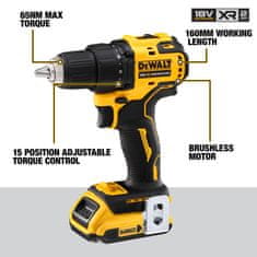 DeWalt DCD708D2T XR akumulatorska bušilica odvijač