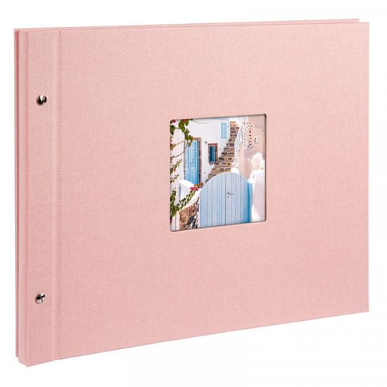 Goldbuch Bella Vista Screw type foto album, 39 x 31 cm, 40 strana, rozi