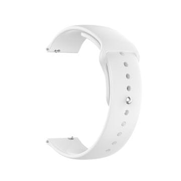 BStrap Silicone remen za Garmin Venu 2S, white