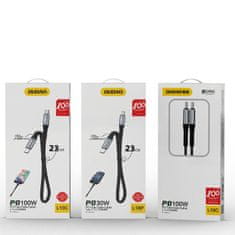 DUDAO L10C kabel USB-C / USB-C PD 100W, crno