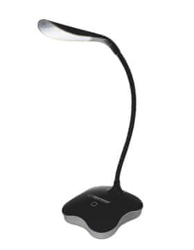 slomart Esperanza Mimosa ELD105K LED stolna lampa, crna, osvijetljena baza