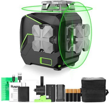 Huepar S02CG PRO8 line konstrukcija laserska nivelira bluetooth