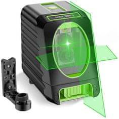Huepar BOX1G Križna zelena laserska razina + funkcija pulsa za detektor
