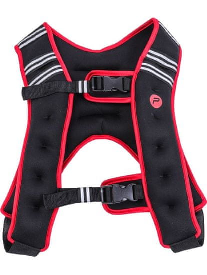 Pure2Improve prsluk s utezima, 10 kg, crveno/crni