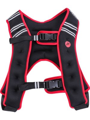  Pure2Improve prsluk s utezima, 10 kg, crveno/crni 