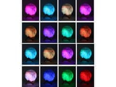 Verkgroup LED RGB 3D Mjesec s daljinskim upravljačem od 19 mm