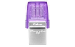 Kingston DataTraveler microDuo 3C USB stick, USB-C, USB 3.2 Gen 1, OTG, 64 GB (DTDUO3CG3/64GB)