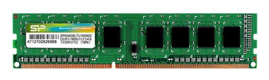 Silicon Power memorija (RAM), DDR3, 8 GB, 1600 MHz, CL11, 1,5 V (SP008GBLTU160N02)