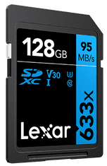 Lexar High-Performance SDXC memorijska kartica, 128 GB, 633x, UHS-I