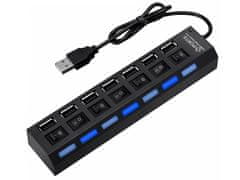 Verkgroup USB 7 razdjelnik sa 2.0 ulaza i prekidačem - priključna stanica