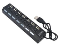 Verkgroup USB 7 razdjelnik sa 2.0 ulaza i prekidačem - priključna stanica