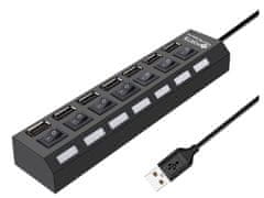 Verkgroup USB 7 razdjelnik sa 2.0 ulaza i prekidačem - priključna stanica