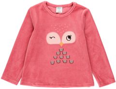 Boboli topla pidžama za djevojčice - sova 925006, roza, 152