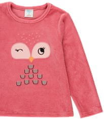 Boboli topla pidžama za djevojčice - sova 925006, roza, 152