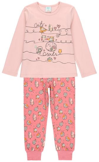 Boboli pamučna pidžama za djevojčice - sova 925040