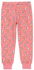 Boboli pamučna pidžama za djevojčice - sova 925040, roza, 162
