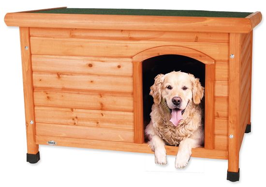 Trixie drvena kućica za pse, ravni krov, L: 116x82x79 cm