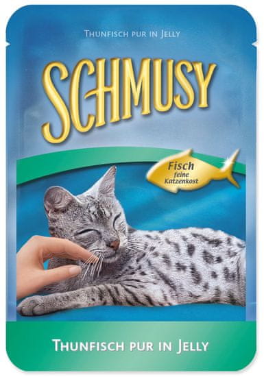 Schmusy hrana za mačke Nature Fish, tuna i povrće, 24 x 100 g